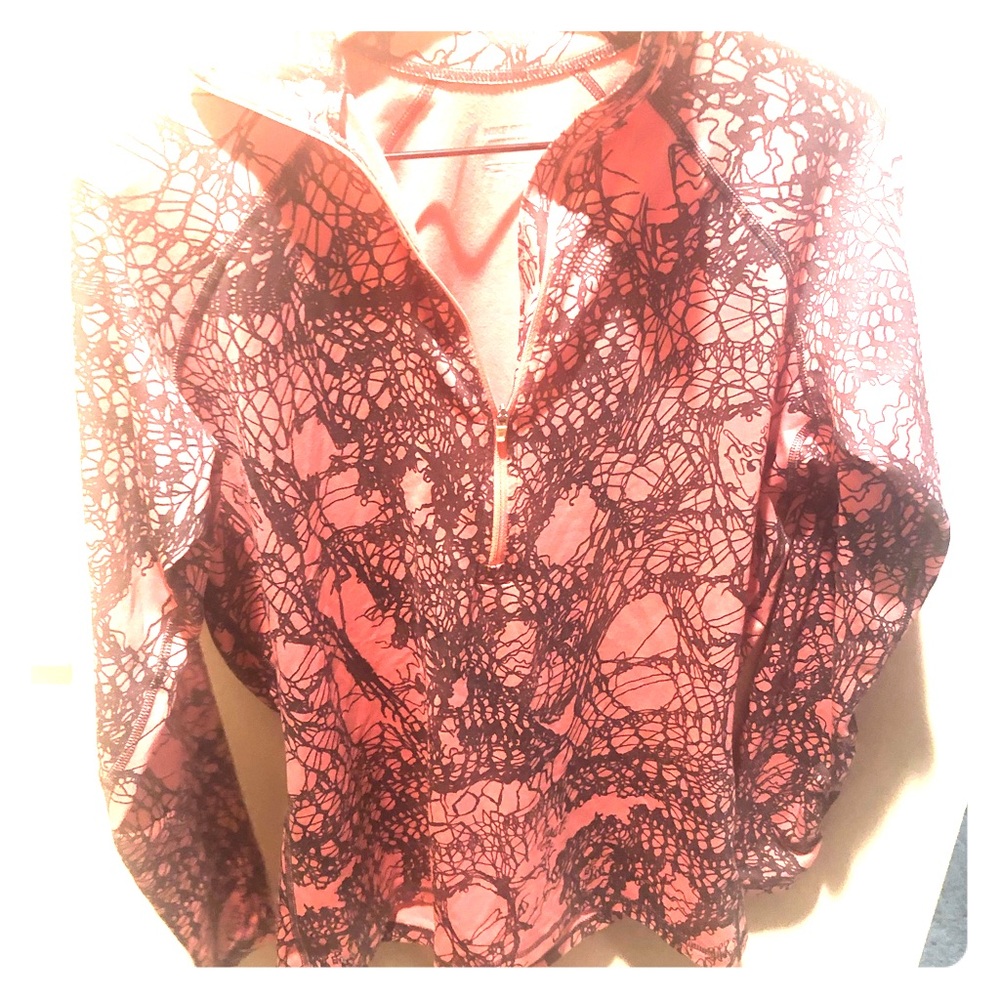 Nike Pro Dri Fit 3 quarter zipper pullover